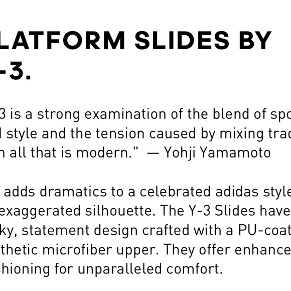 adidas Y-3 Yohji Yamamoto Platform Slides/Silver Metallic/Unisex/Men’s Sz 6 US - Picture 11 of 12
